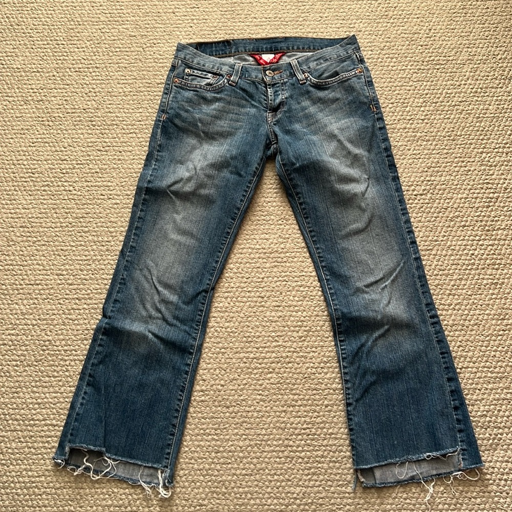 ** SOLD ** LUCKY BRAND - Cropped Raw Hem 4/27